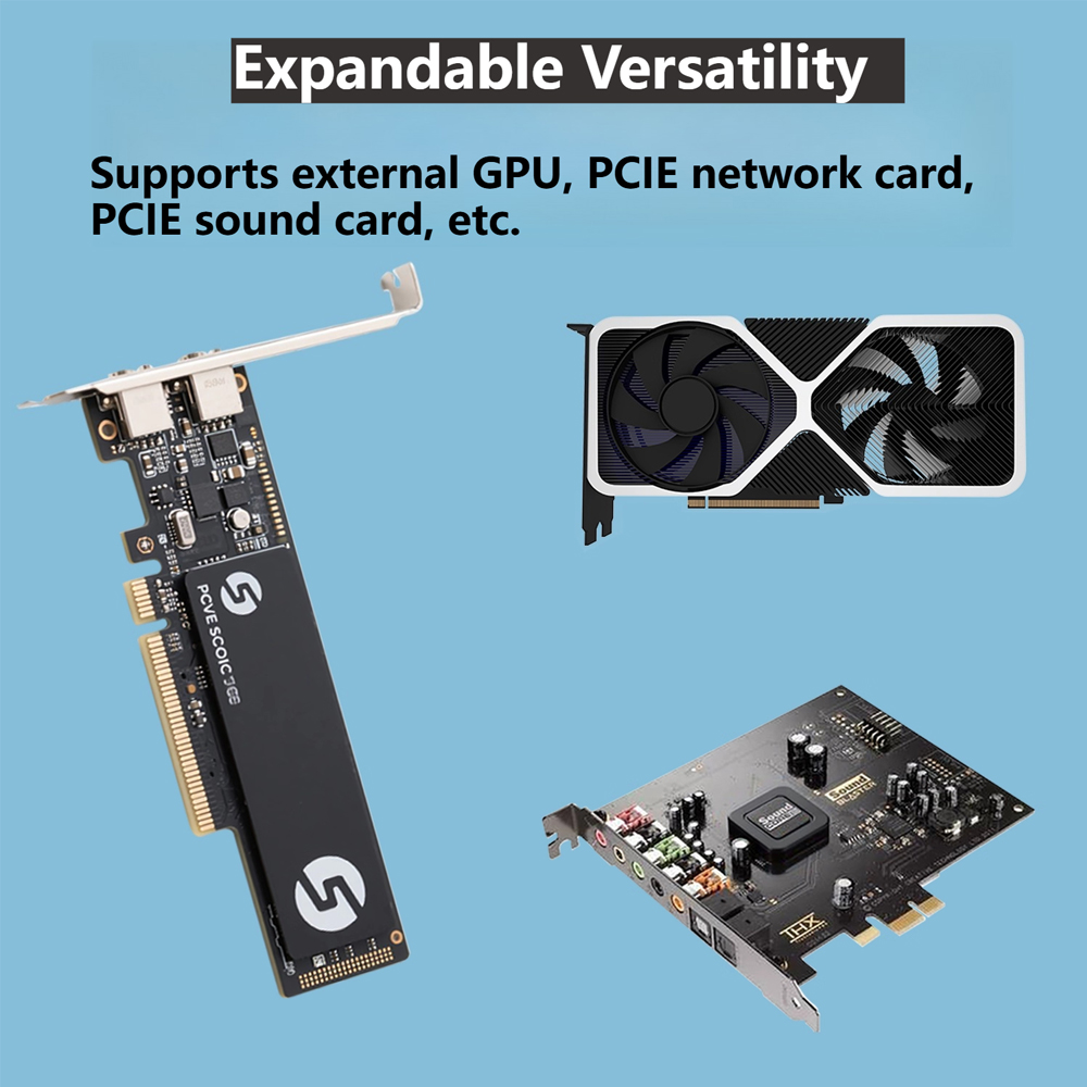 قاعدة توصيل بطاقة الرسومات Ocu - مراجعة Oculink Egpu Dock Graphics Card وسعره