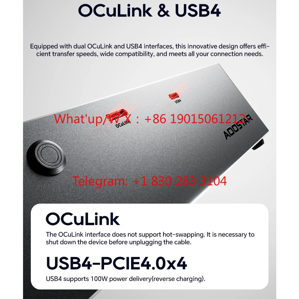 محطة إرساء بطاقة رسومات خارجية - مراجعة Oculink Egpu Dock Graphics Card وسعره