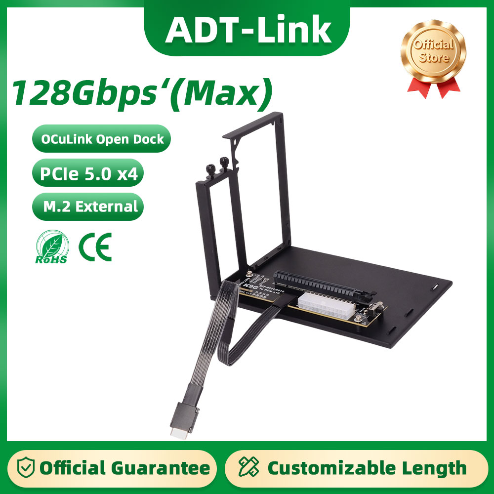 محول ADT-Link PCIe 5.0 K993G O - مراجعة Oculink Egpu Dock Graphics Card وسعره