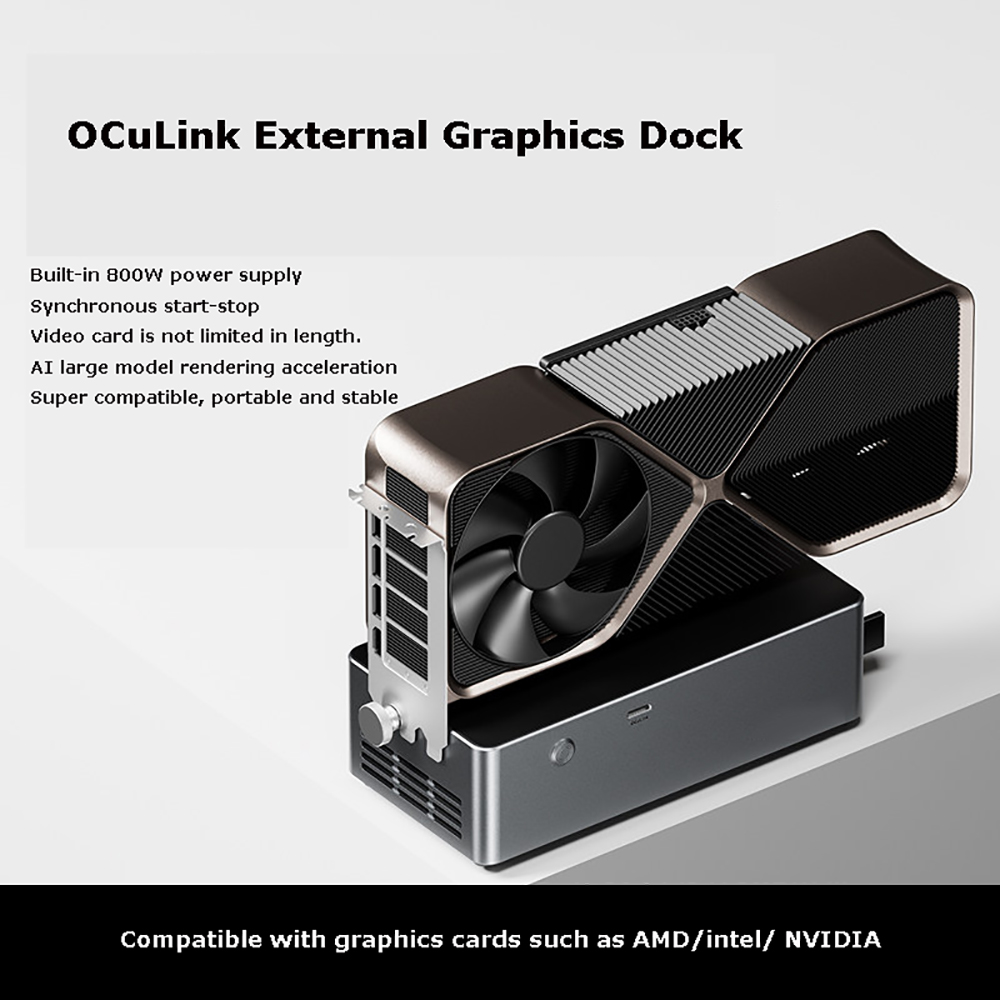 قاعدة توصيل AG02/AG01 للبطاقة  - مراجعة Oculink Egpu Dock Graphics Card وسعره