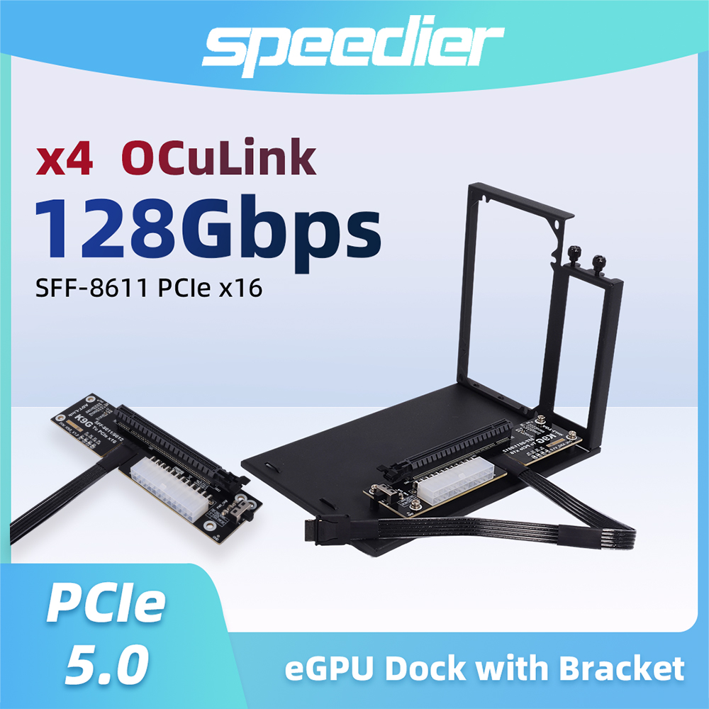 محول توسيع بطاقة الرسومات الخا - مراجعة Oculink Egpu Dock Graphics Card وسعره