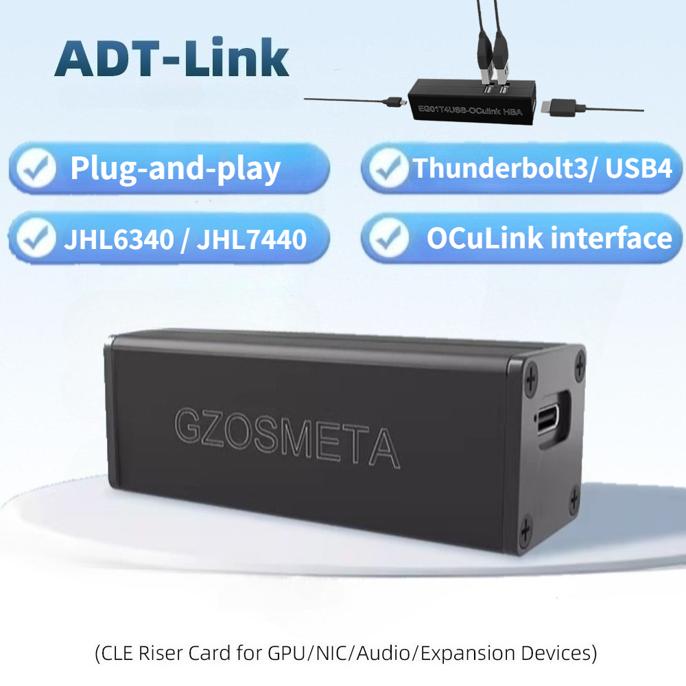 محول T3 / T4 OCuLink Thunderbo - مراجعة Oculink Egpu Dock Graphics Card وسعره