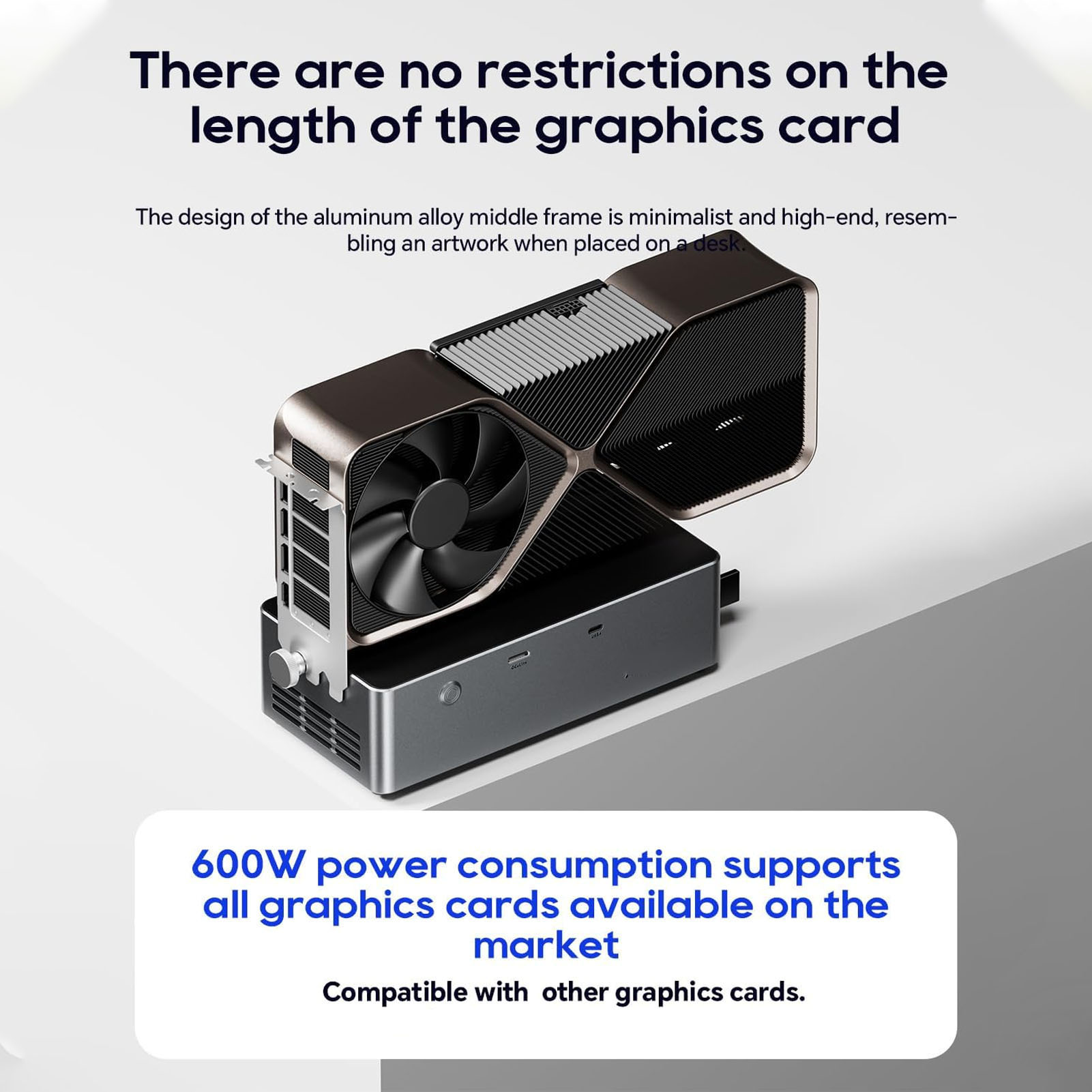 محطة إرساء وحدة معالجة الرسوما - مراجعة Oculink Egpu Dock Graphics Card وسعره